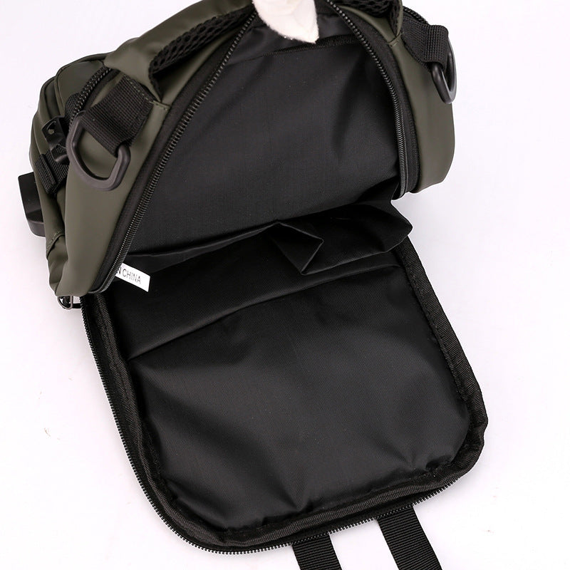 Vissary USB Waterproof Crossbody Backpack