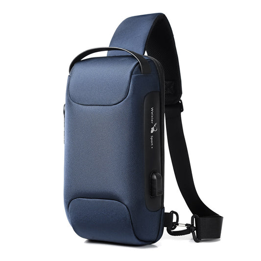 Vissary Anti-Theft USB Multifunction Crossbody Bag