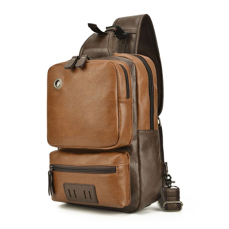 Vissary Men's Messenger - Premium Leather Lining