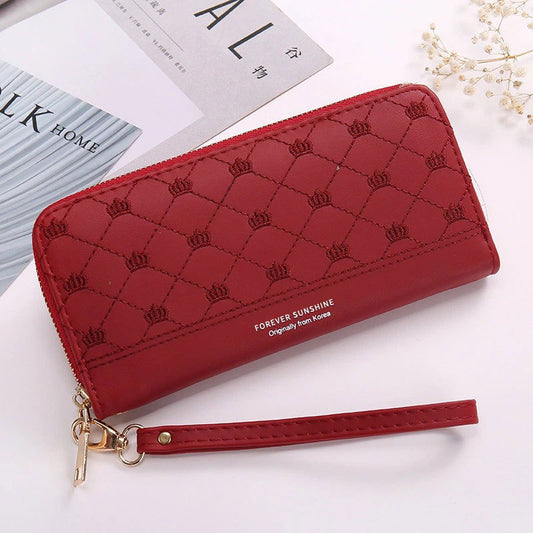 Women's Crown Embroidery Clutch Walle