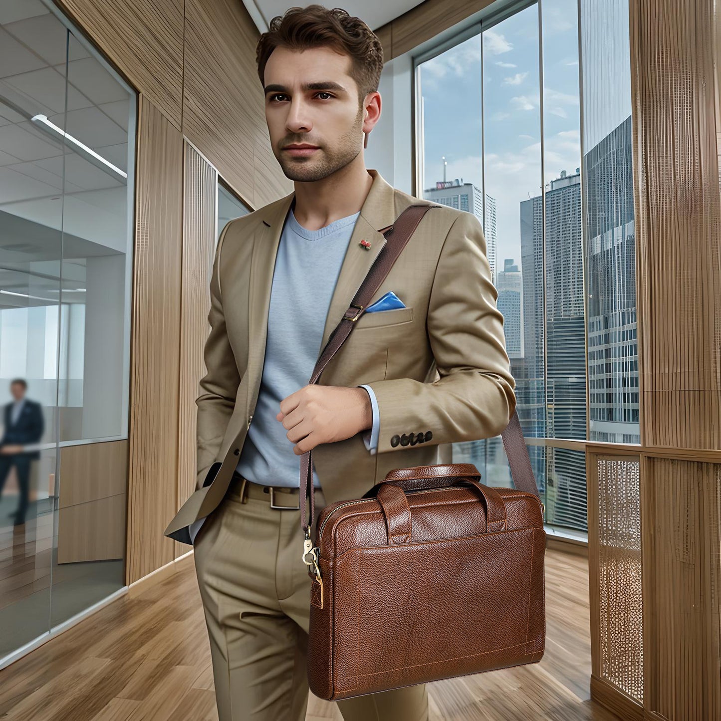 Executive Premium Leather Business Bag