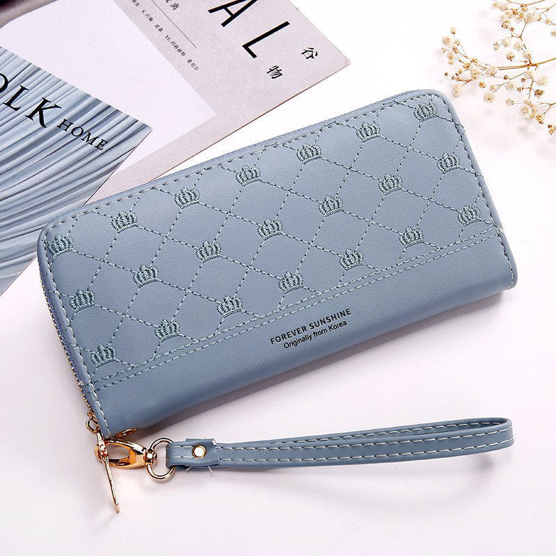 Women's Crown Embroidery Clutch Walle