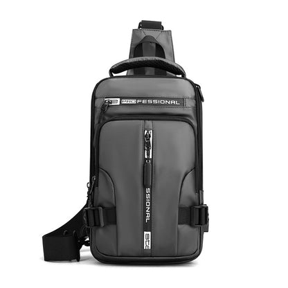 Vissary USB Waterproof Crossbody Backpack