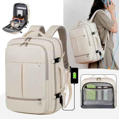 Vissary Modern Laptop Backpack – Spacious Multi-Pocket | Work & Travel